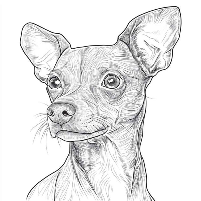 pincher para colorir 21