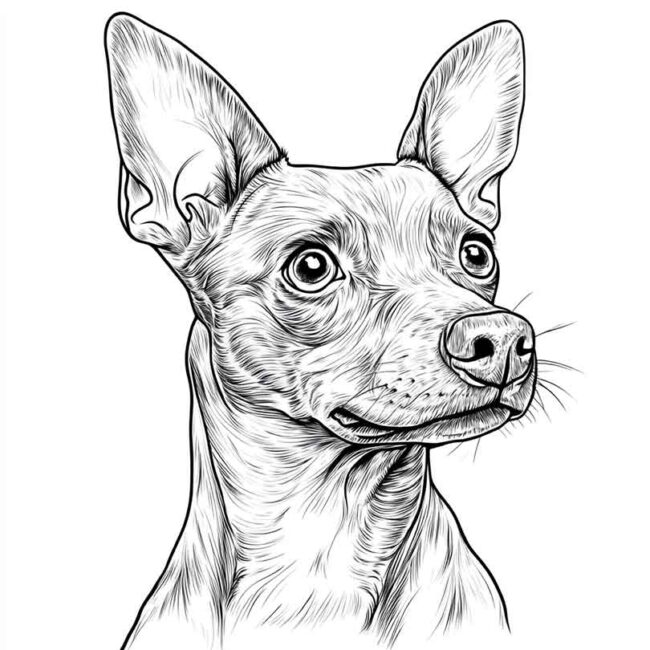 pincher para colorir 11
