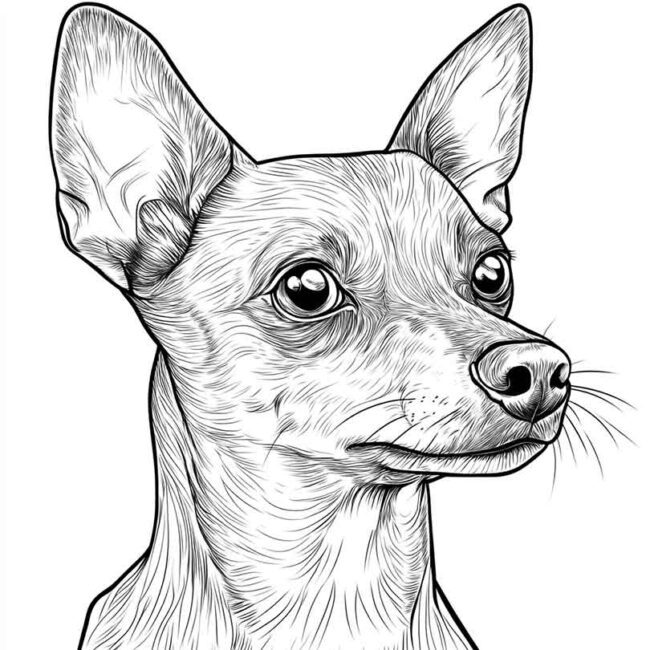 pincher para colorir 14