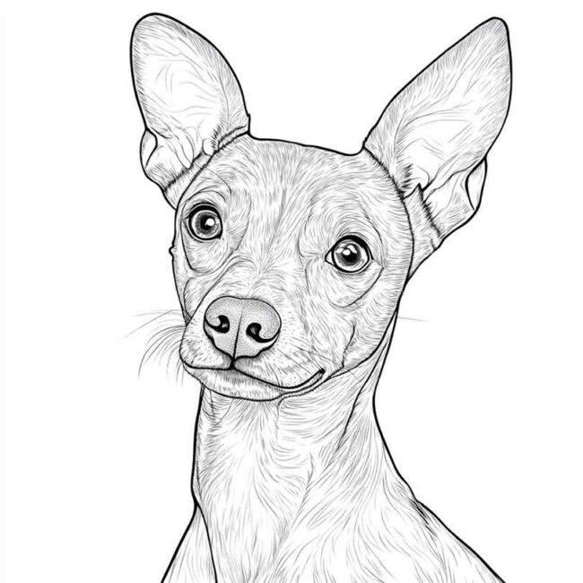 pincher para colorir 6