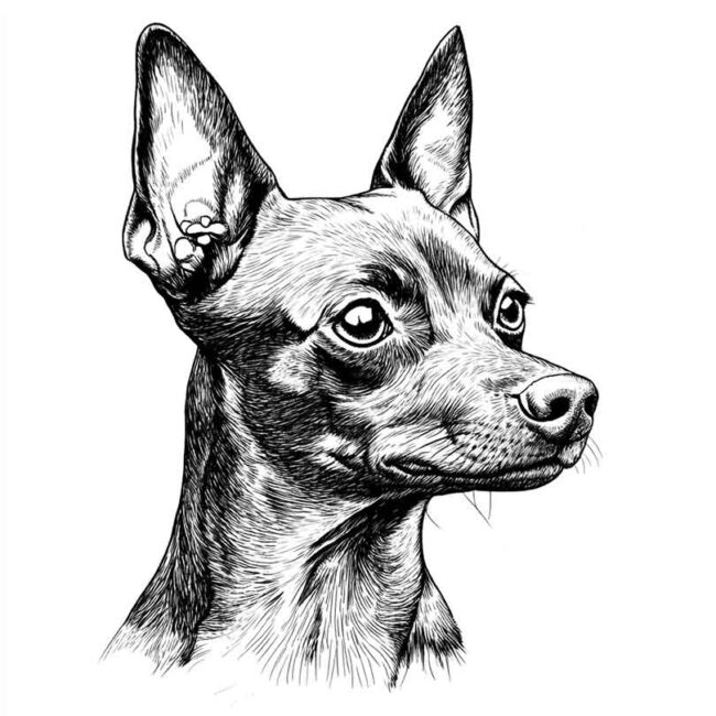 pincher para colorir 10