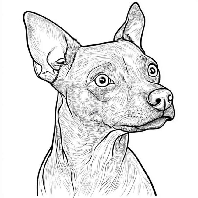 pincher para colorir 18