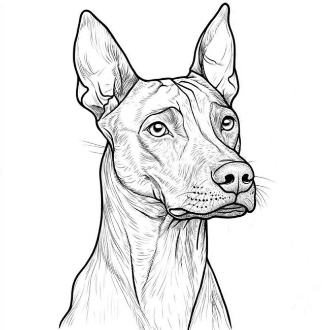 pincher para colorir 2