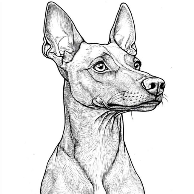 pincher para colorir 12
