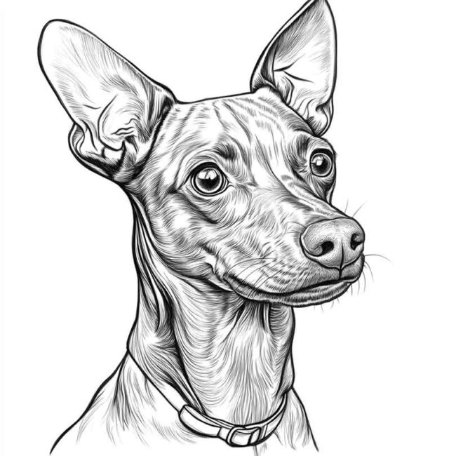 pincher para colorir 13