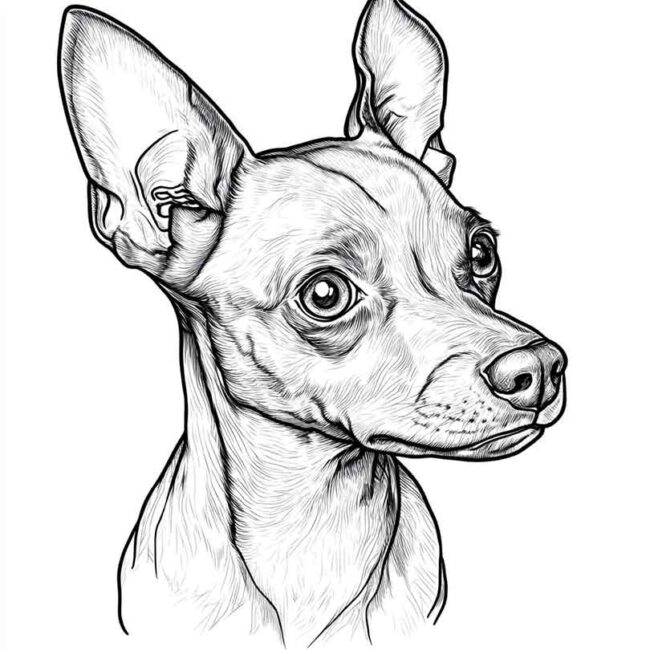 pincher para colorir 16