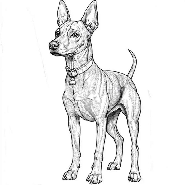pincher para colorir 22