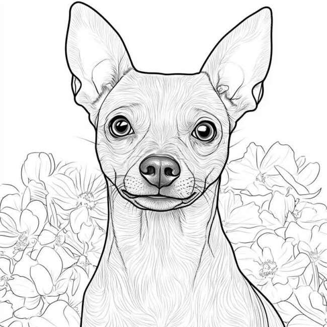 pincher para colorir 15