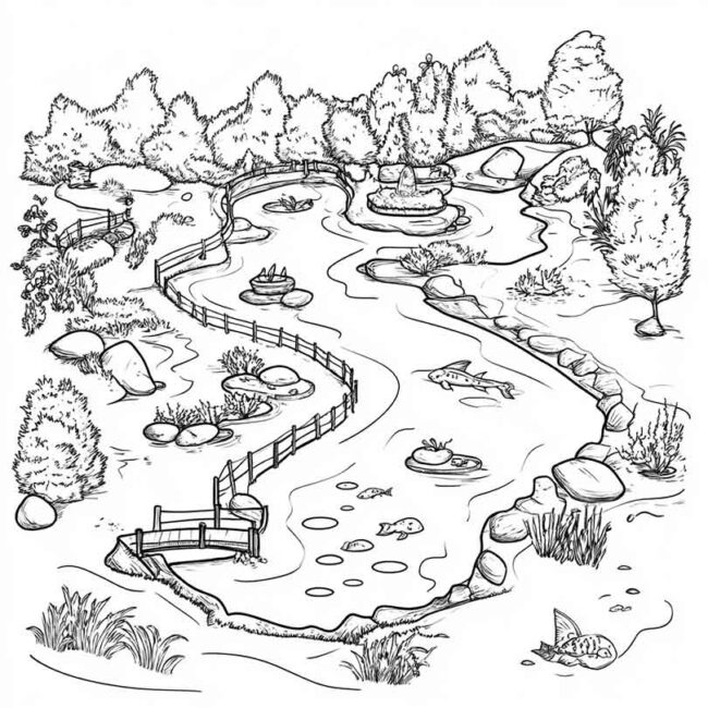 parque aquatico para colorir 5