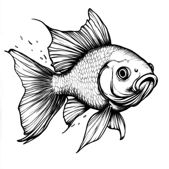 peixe pacu para colorir 8
