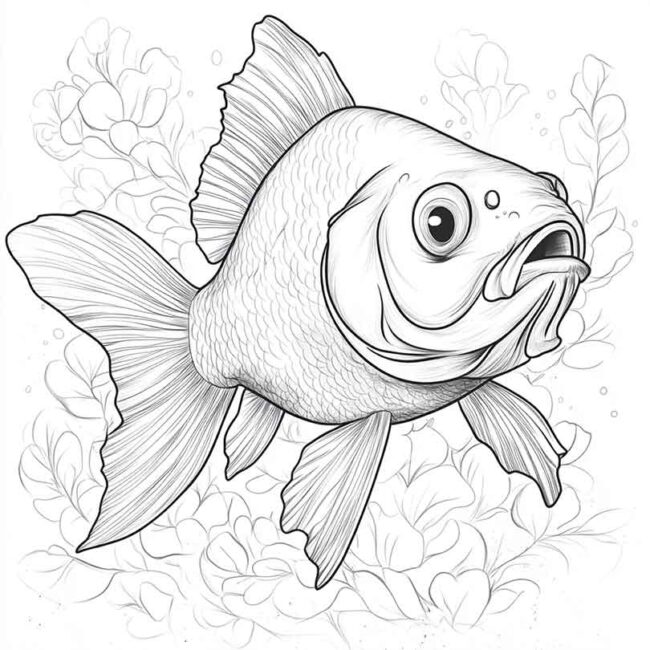 peixe pacu para colorir 14