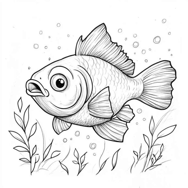 peixe pacu para colorir 22