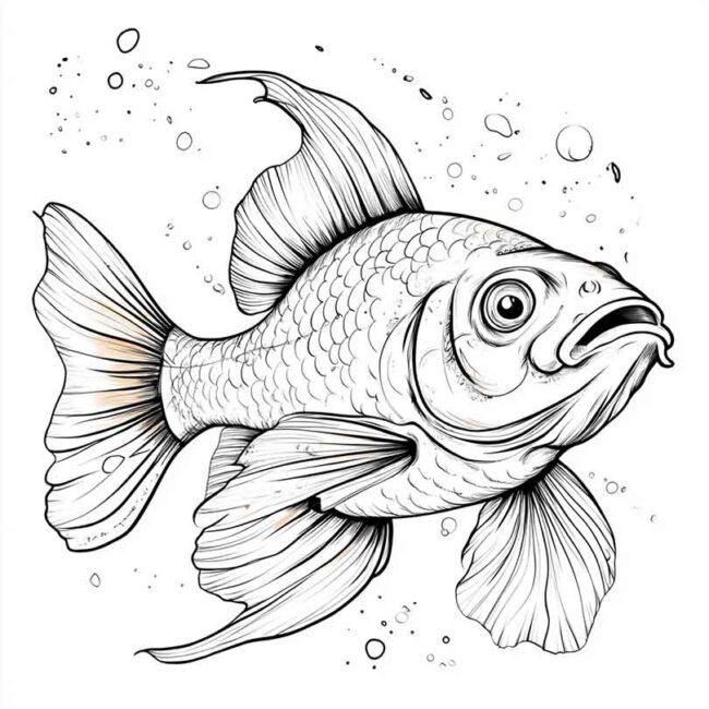 peixe pacu para colorir 12