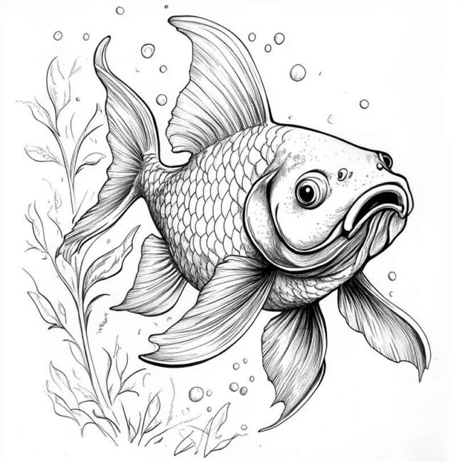 peixe pacu para colorir 16