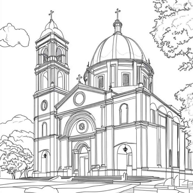basilica nossa senhora de aparecida para colorir 12 basilica nossa senhora de aparecida para colorir 12