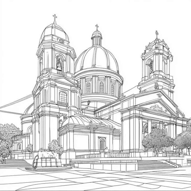 basilica nossa senhora de aparecida para colorir 6 basilica nossa senhora de aparecida para colorir 6