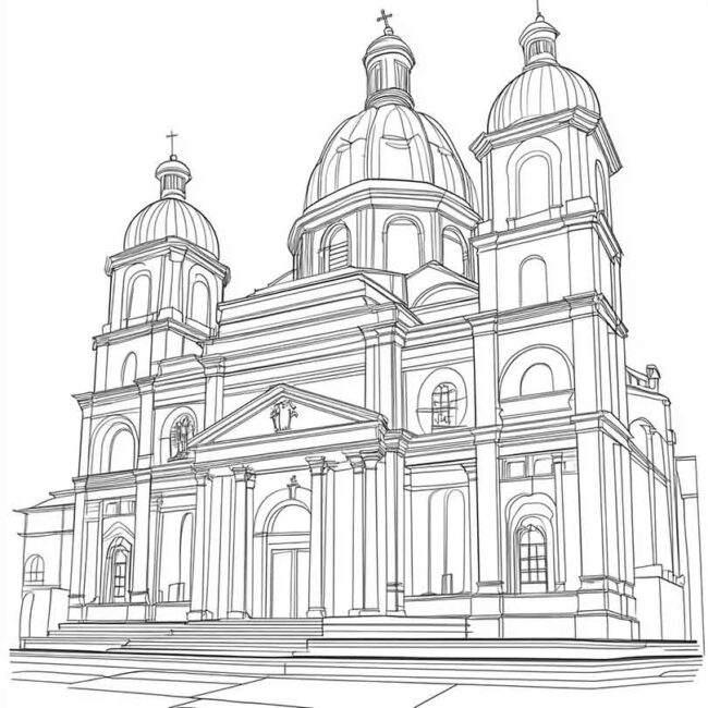 basilica nossa senhora de aparecida para colorir 11 basilica nossa senhora de aparecida para colorir 11