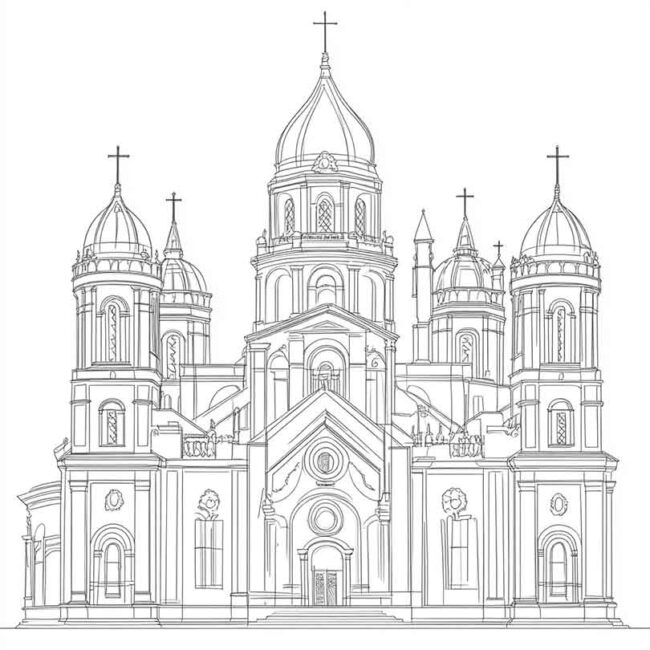 basilica nossa senhora de aparecida para colorir 13 basilica nossa senhora de aparecida para colorir 13