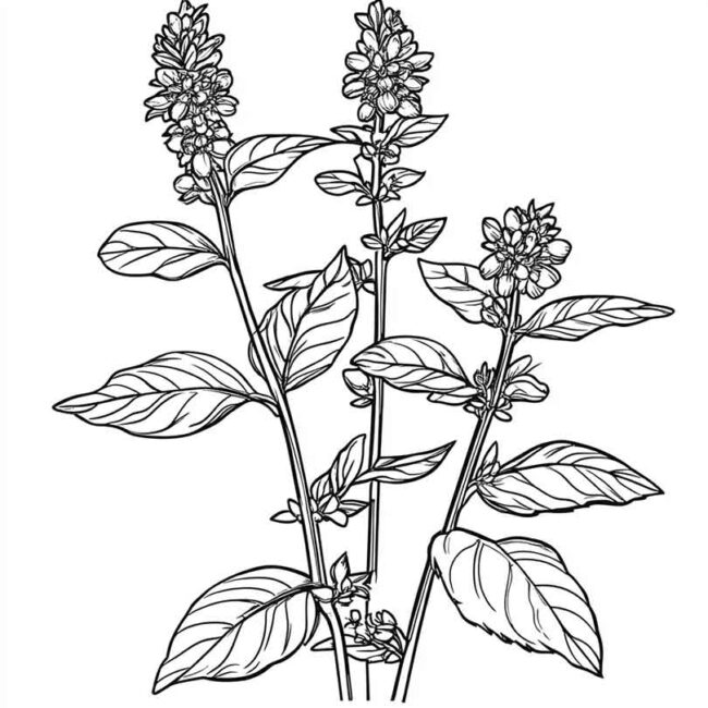 erva cidreira para colorir 5 1 erva cidreira para colorir 5 1