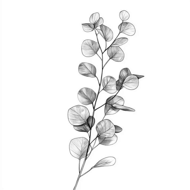 desenhos de eucalipto para colorir 25