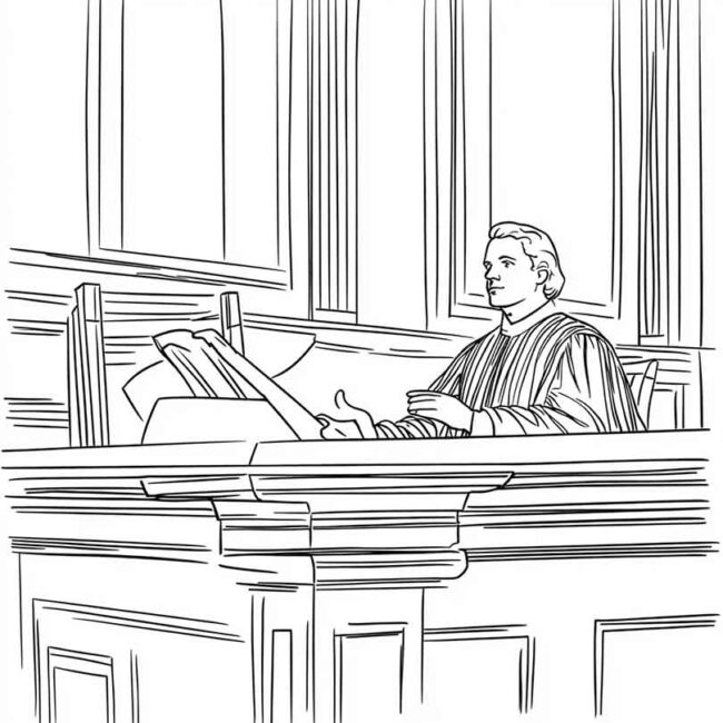 juiz para colorir 8 juiz para colorir 8