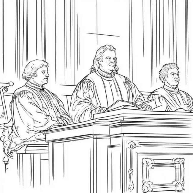 juiz para colorir 19 juiz para colorir 19