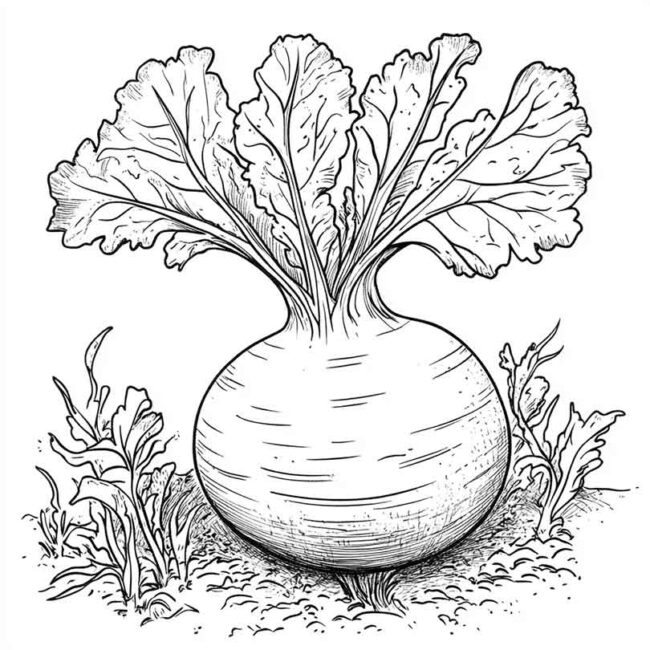 nabo para colorir 41 nabo para colorir 41