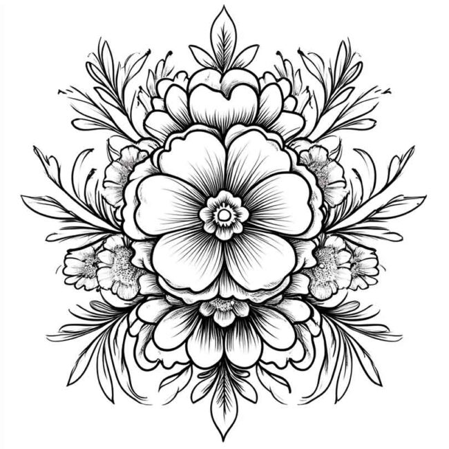 desenho de brasao para colorir 2