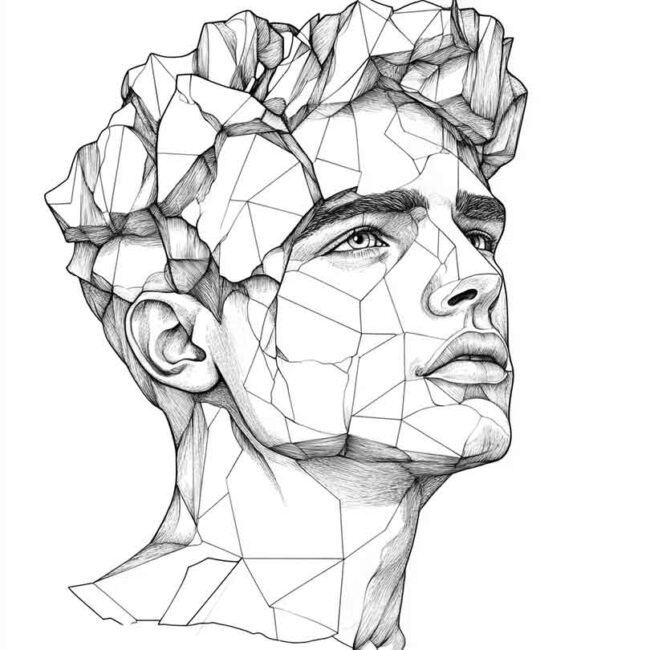 desenho de homem de pedra para colorir 20