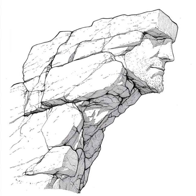 desenho de homem de pedra para colorir 14