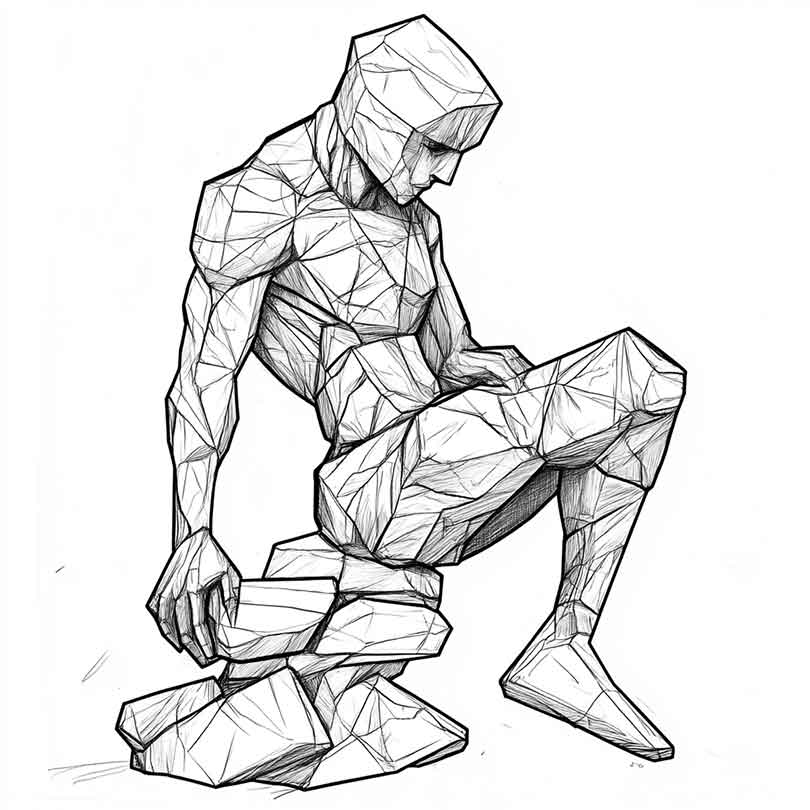 Desenhos GRÁTIS de Homem de Pedra para Imprimir e Colorir/Pintar