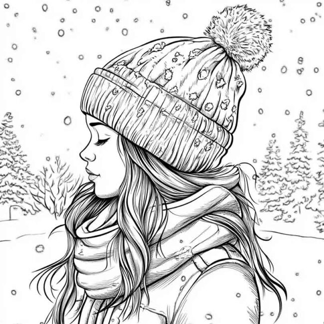 touca para colorir 15