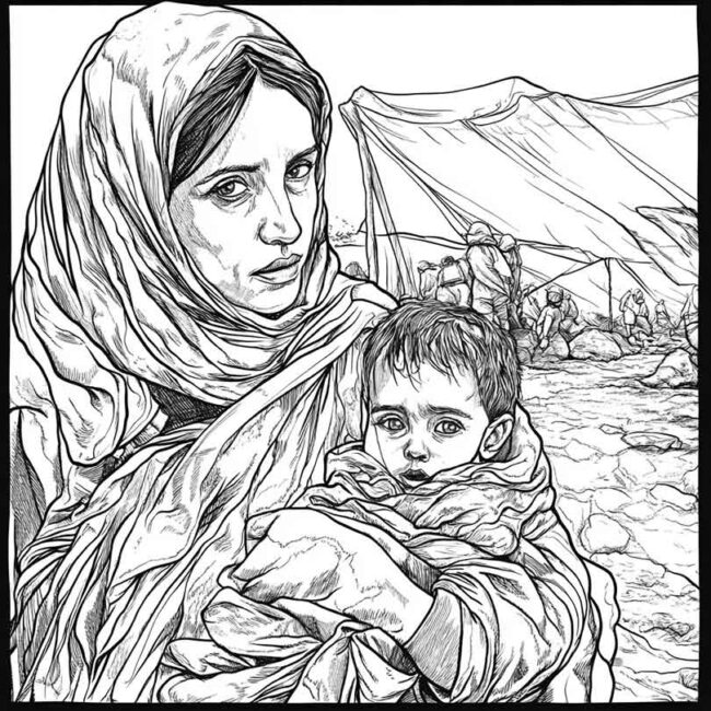desenhos de refugiados para colorir 35 desenhos de refugiados para colorir 35