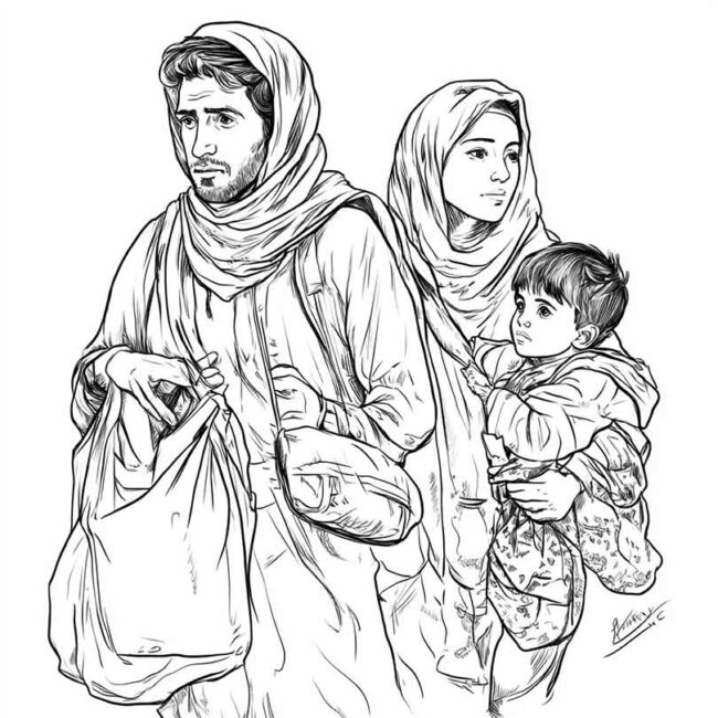 desenhos de refugiados para colorir 1 desenhos de refugiados para colorir 1