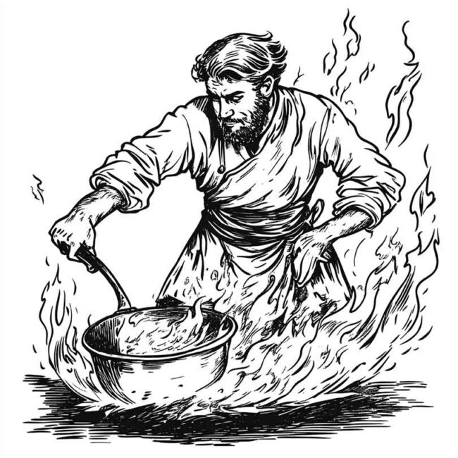 panela no fogo para colorir 7 1