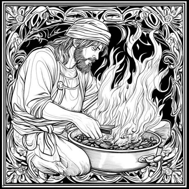 panela no fogo para colorir 31 1