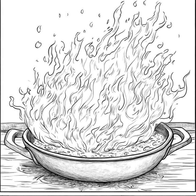 panela no fogo para colorir 14 1