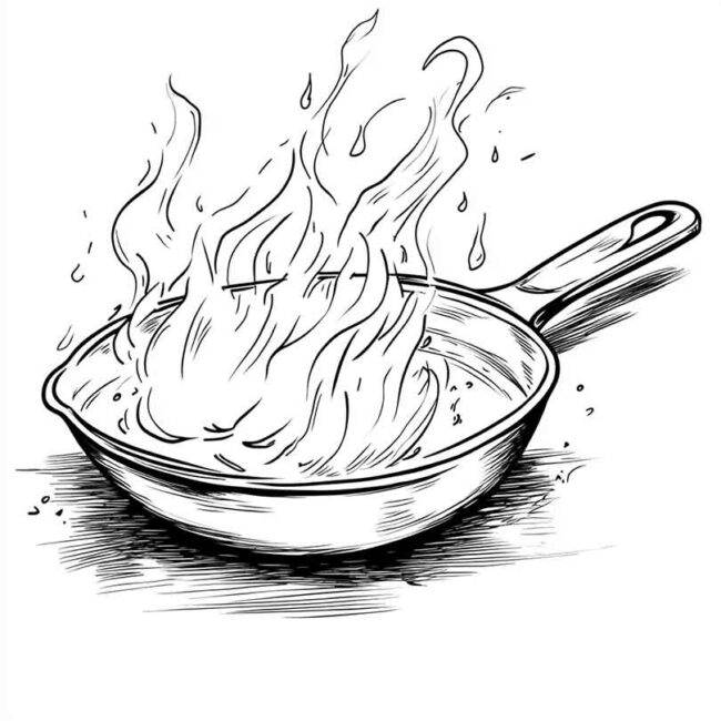 panela no fogo para colorir 1 1