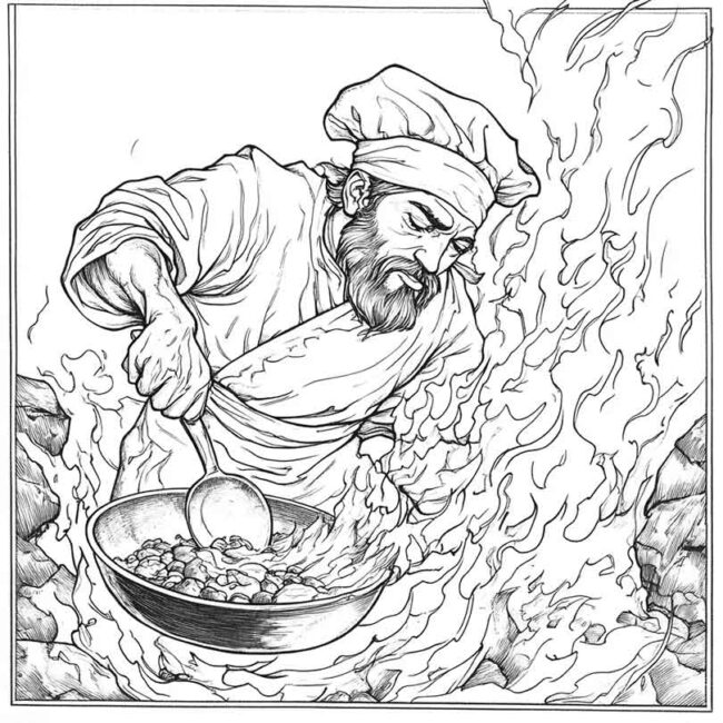 panela no fogo para colorir 20 1