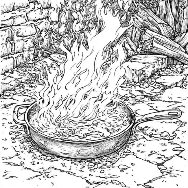 panela no fogo para colorir 32 1