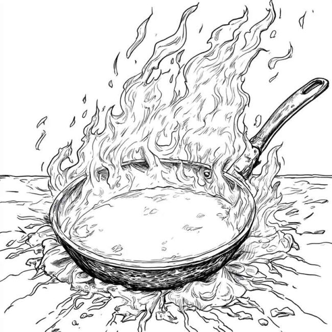 panela no fogo para colorir 10 1