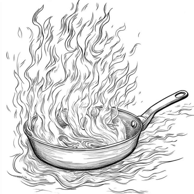 panela no fogo para colorir 12 1