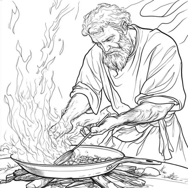 panela no fogo para colorir 15 1