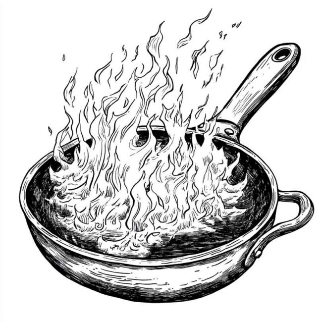 panela no fogo para colorir 5 1