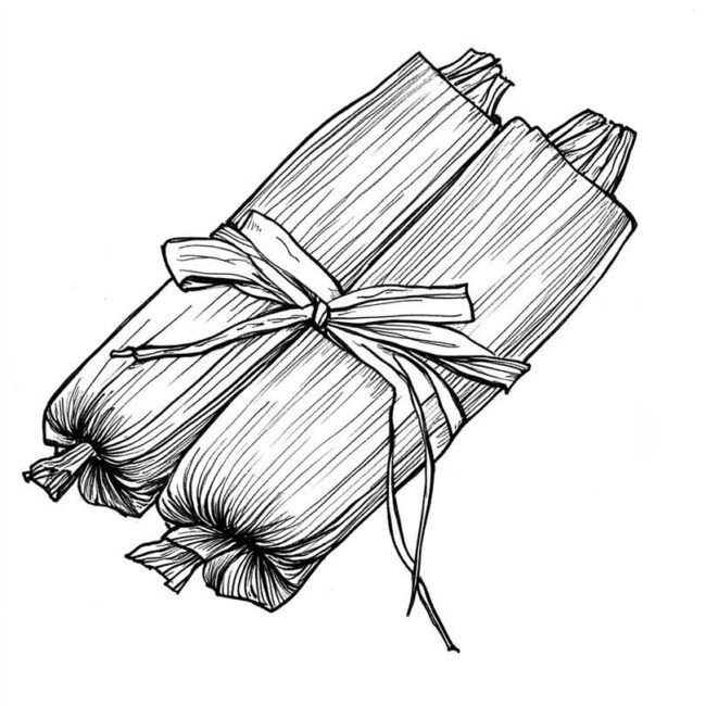 pamonha para colorir 9