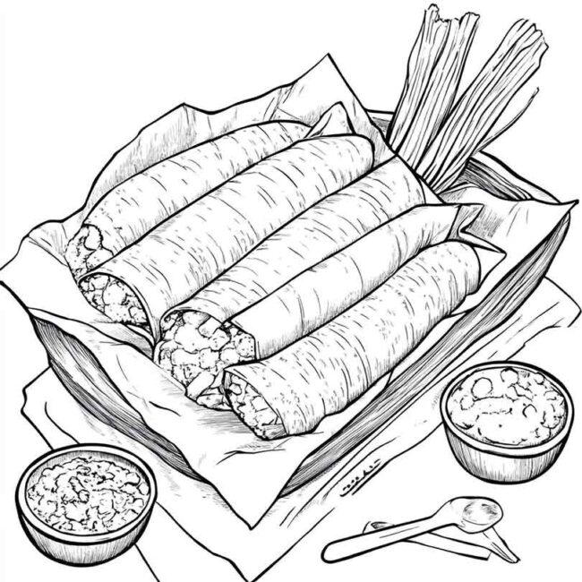 pamonha para colorir 51