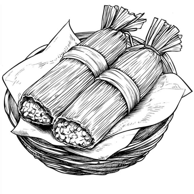 pamonha para colorir 46