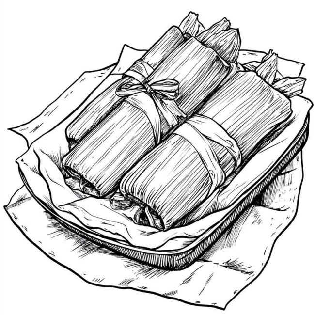 pamonha para colorir 36