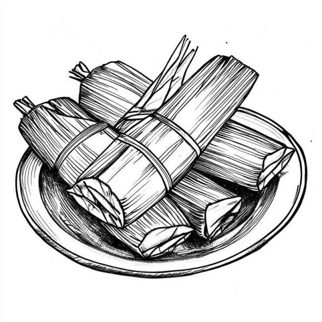 pamonha para colorir 48