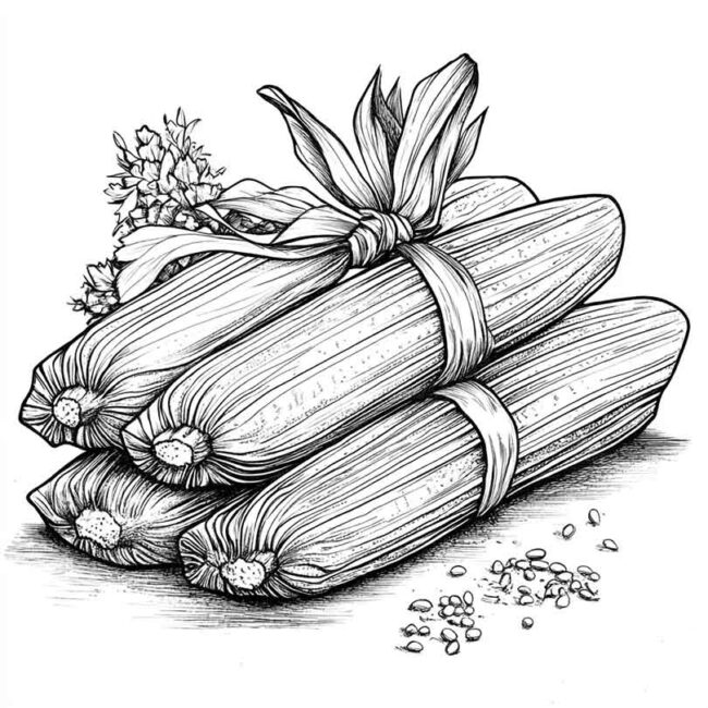 pamonha para colorir 53